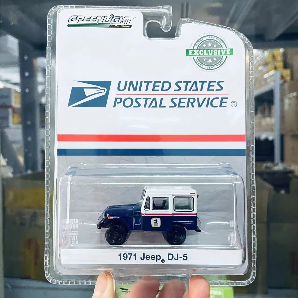GreenLight 1:64 1974 Jeep DJ-5 U_S_ Mail Civil Alloy simulation micro car model collection decoration car toy gift
GreenLight 1:64 1974 Jeep DJ-5 U_S_ Mail Civil Alloy simulation micro car model collection decoration car toy gift