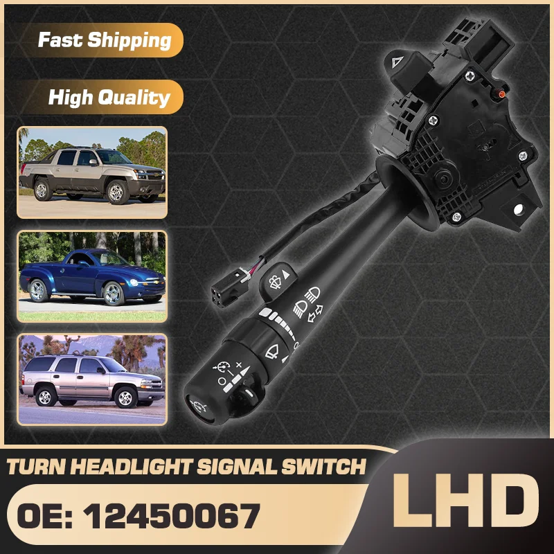 For Chevrolet Avalanche Sonora SSR Tahoe GMC Yukon 2003-2006 Turn Signal Multi Function Combination Headlight Switch 12450067
For Chevrolet Avalanche Sonora SSR Tahoe GMC Yukon 2003-2006 Turn Signal Multi Function Combination Headlight Switch 12450067