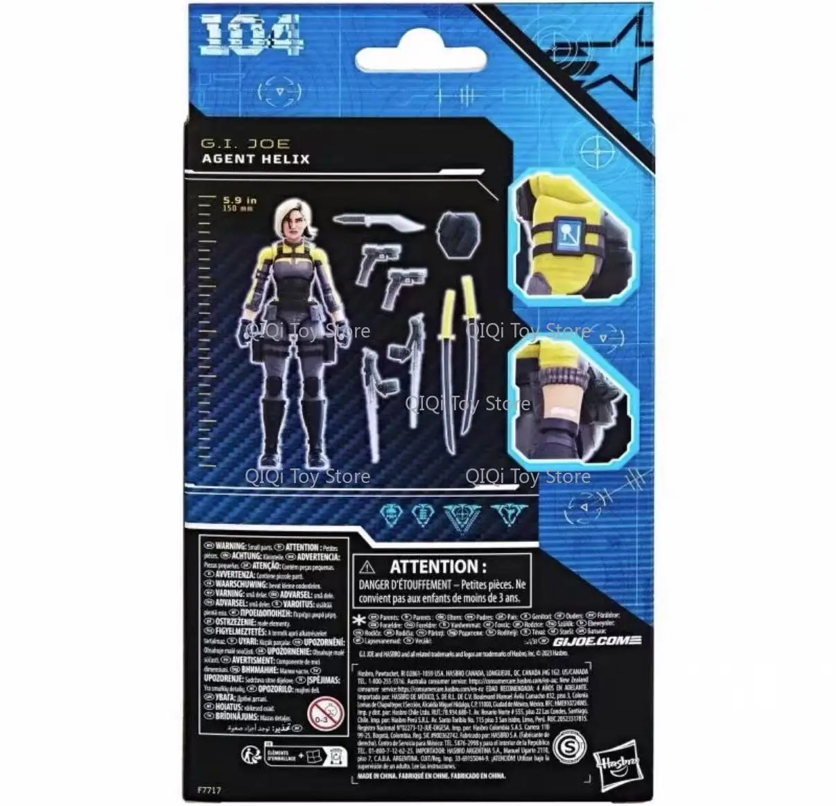 In Stock Hasbro Joe Classified Series Agent Helix Collectible 6-Inch Action Figure, Includes 8 Accessories, No.104
In Stock Hasbro Joe Classified Series Agent Helix Collectible 6-Inch Action Figure, Includes 8 Accessories, No.104
