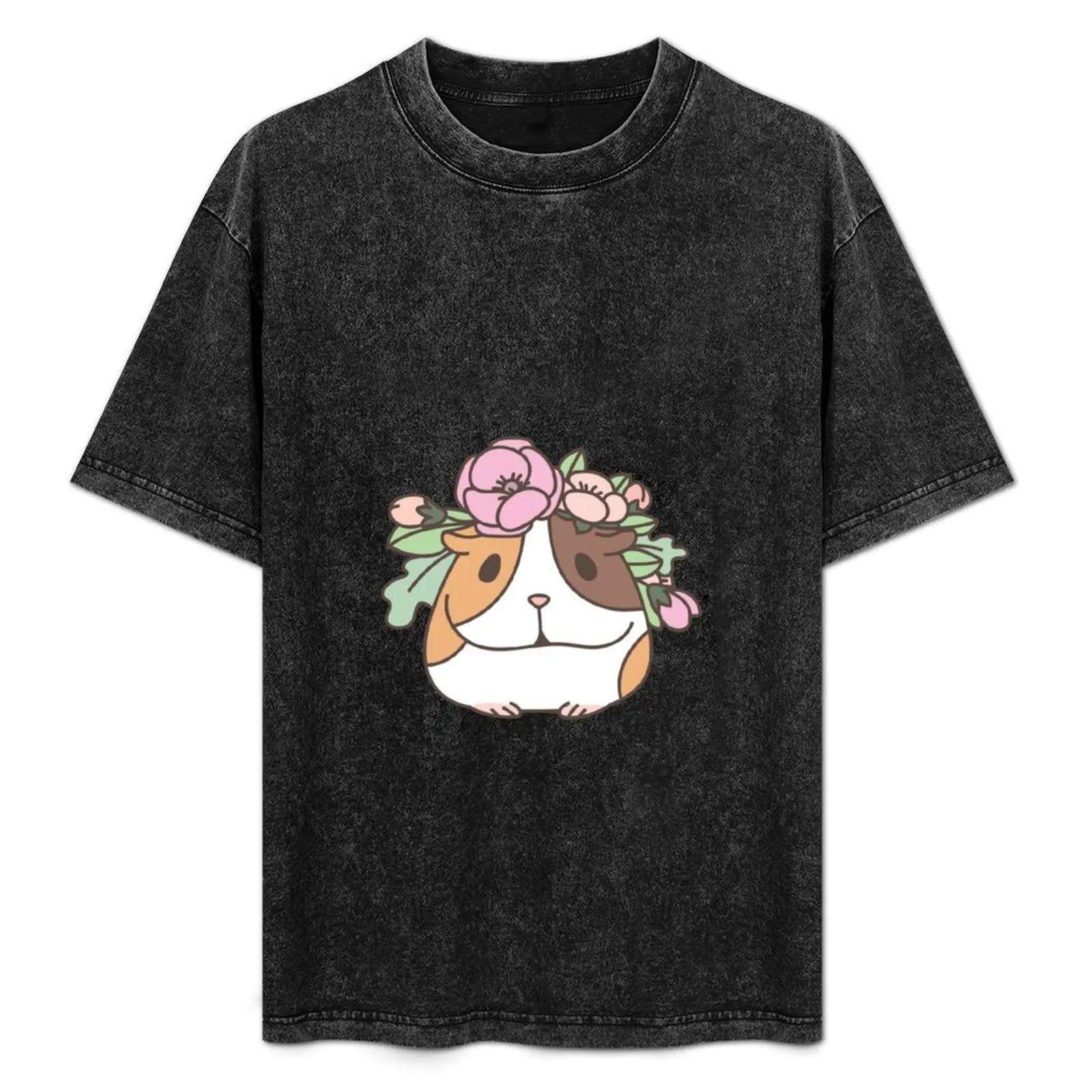 Flowers and Guinea pig pattern, spring floral Pattern T-Shirt Sports Casual Short Sleeve Cotton Tee
Flowers and Guinea pig pattern, spring floral Pattern T-Shirt Sports Casual Short Sleeve Cotton Tee