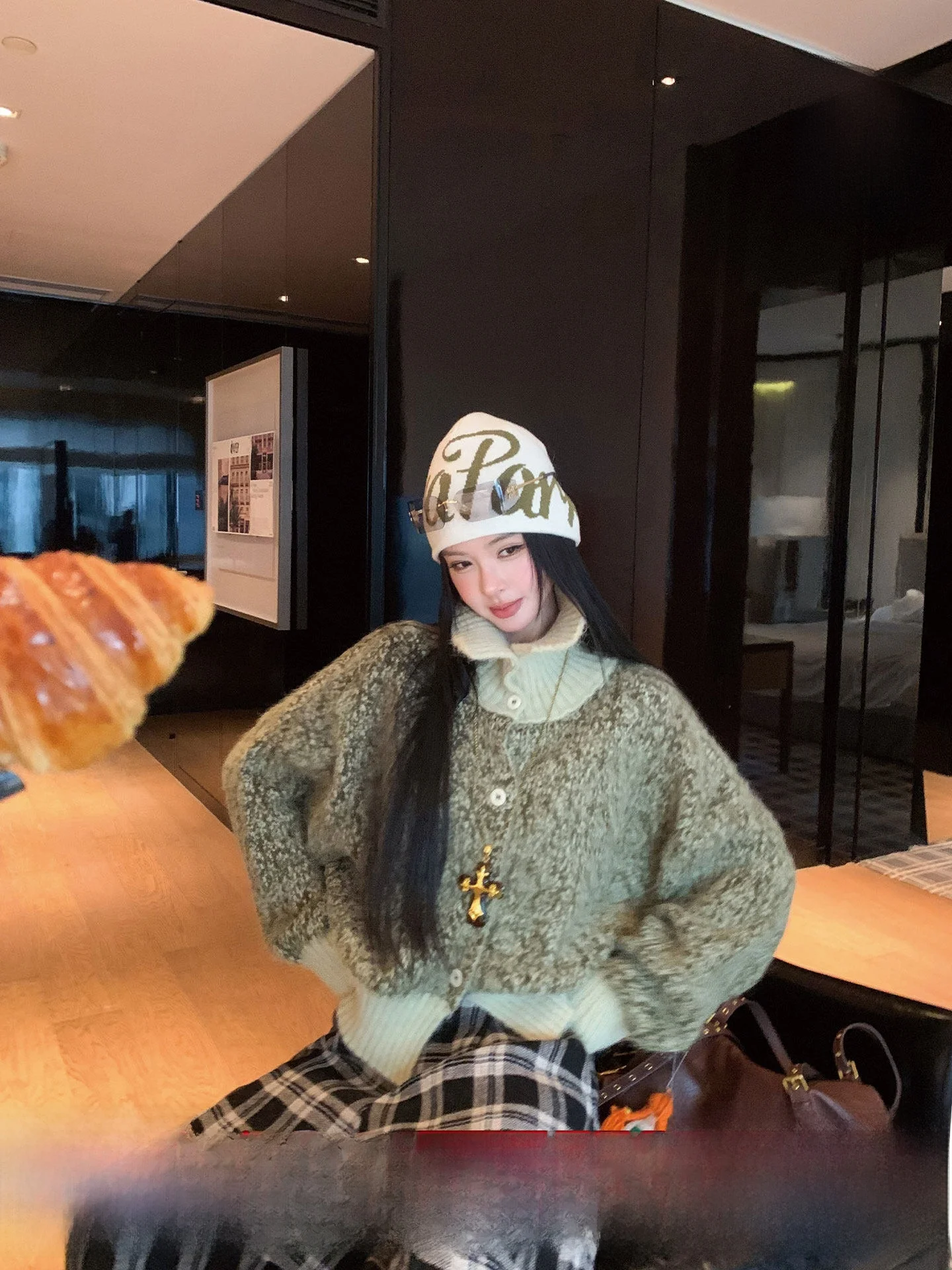 Retro High Ne Open Cardigan Loose Lazy Sweater Jaet Contrast Color Sle Autumn Winter Warm Ladies Faion Outerwear
Retro High Ne Open Cardigan Loose Lazy Sweater Jaet Contrast Color Sle Autumn Winter Warm Ladies Faion Outerwear