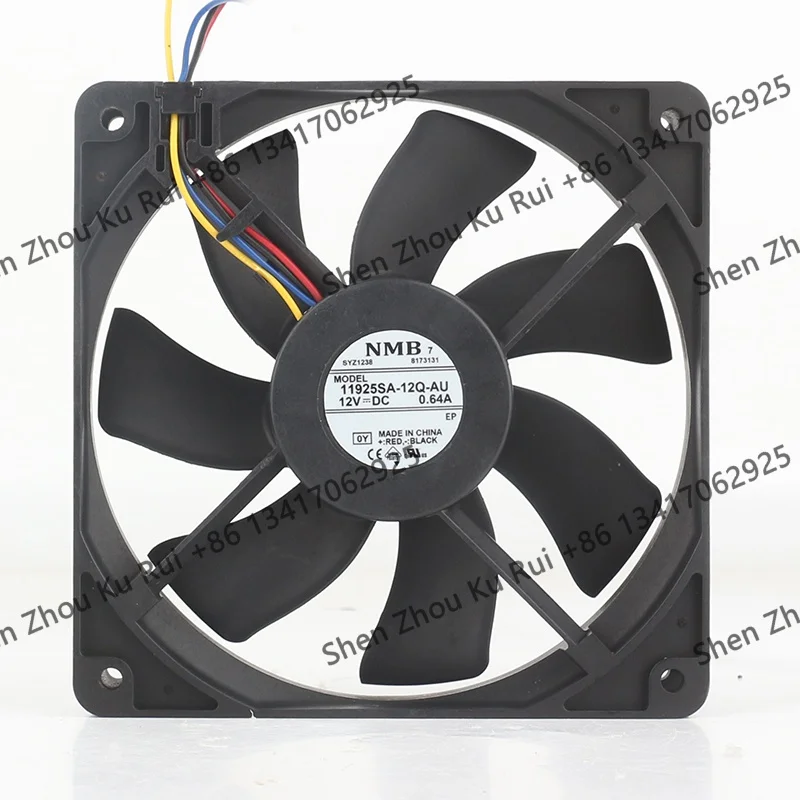 Cooling Fan 120X120X25MM New original NMB 12025 12CM PWM converter bearing 12V 0.64A four-wire 11925SA-12Q-AU
Cooling Fan 120X120X25MM New original NMB 12025 12CM PWM converter bearing 12V 0.64A four-wire 11925SA-12Q-AU