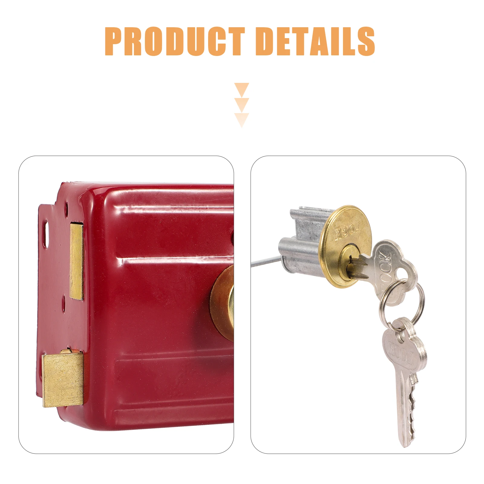 Door Lock Deadbolt Gate Latch Entry Handset Household Locks Iron Barrel Knob Replacement Cylinder Security Bolt
Door Lock Deadbolt Gate Latch Entry Handset Household Locks Iron Barrel Knob Replacement Cylinder Security Bolt