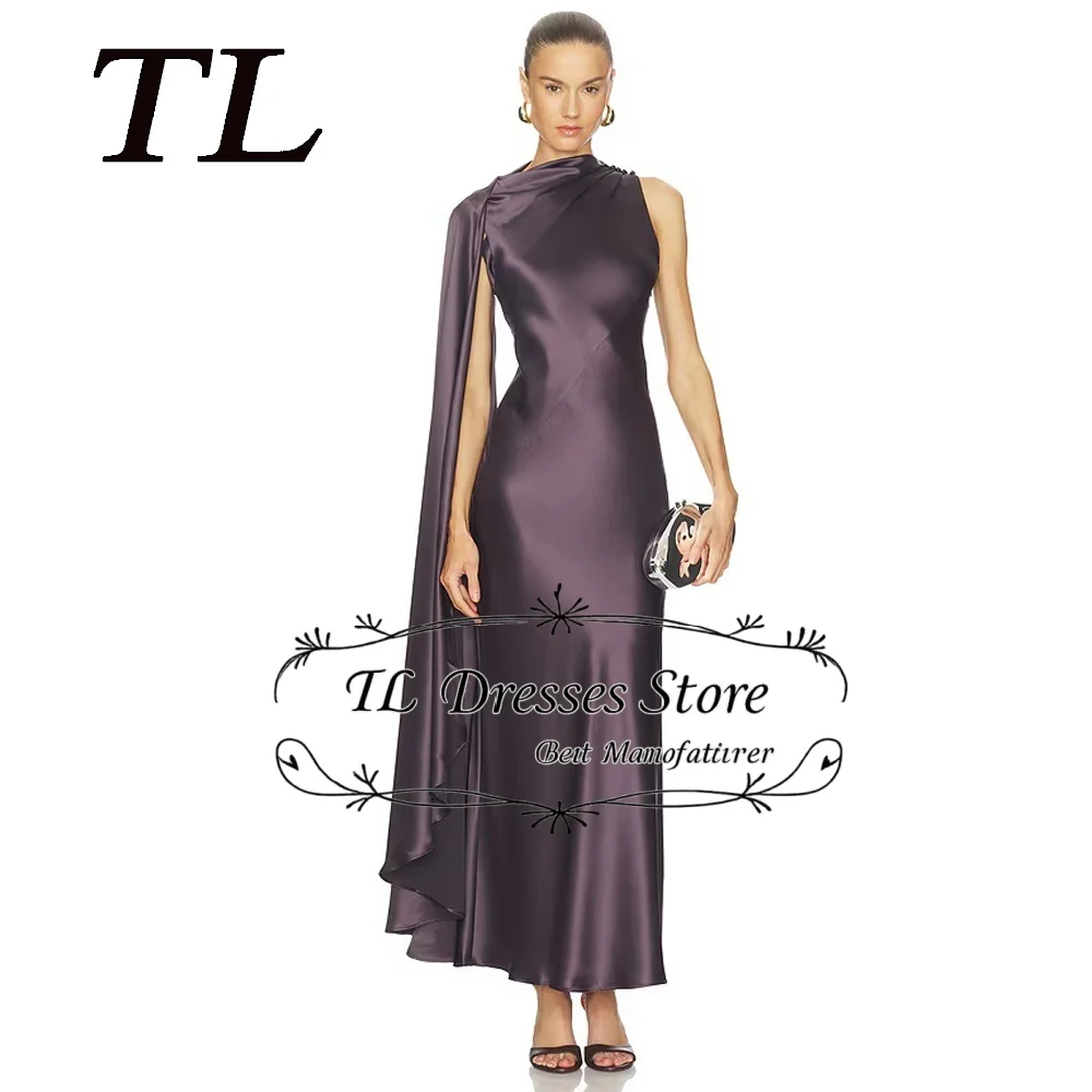TL Mermaid One-Shoulder Evening Gown O-Neck Evening Dress Wedding Sleeveless Long Backless Formal Dress Customized 2026
TL Mermaid One-Shoulder Evening Gown O-Neck Evening Dress Wedding Sleeveless Long Backless Formal Dress Customized 2026