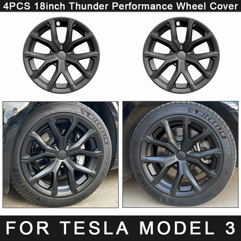 4PCS HubCap for Tesla Model 3 18 Inch Wheel Cap Automobile Hub cap Full Rim Car Replacement Cover Accessories Wheel Parts 2023
4PCS HubCap for Tesla Model 3 18 Inch Wheel Cap Automobile Hub cap Full Rim Car Replacement Cover Accessories Wheel Parts 2023
