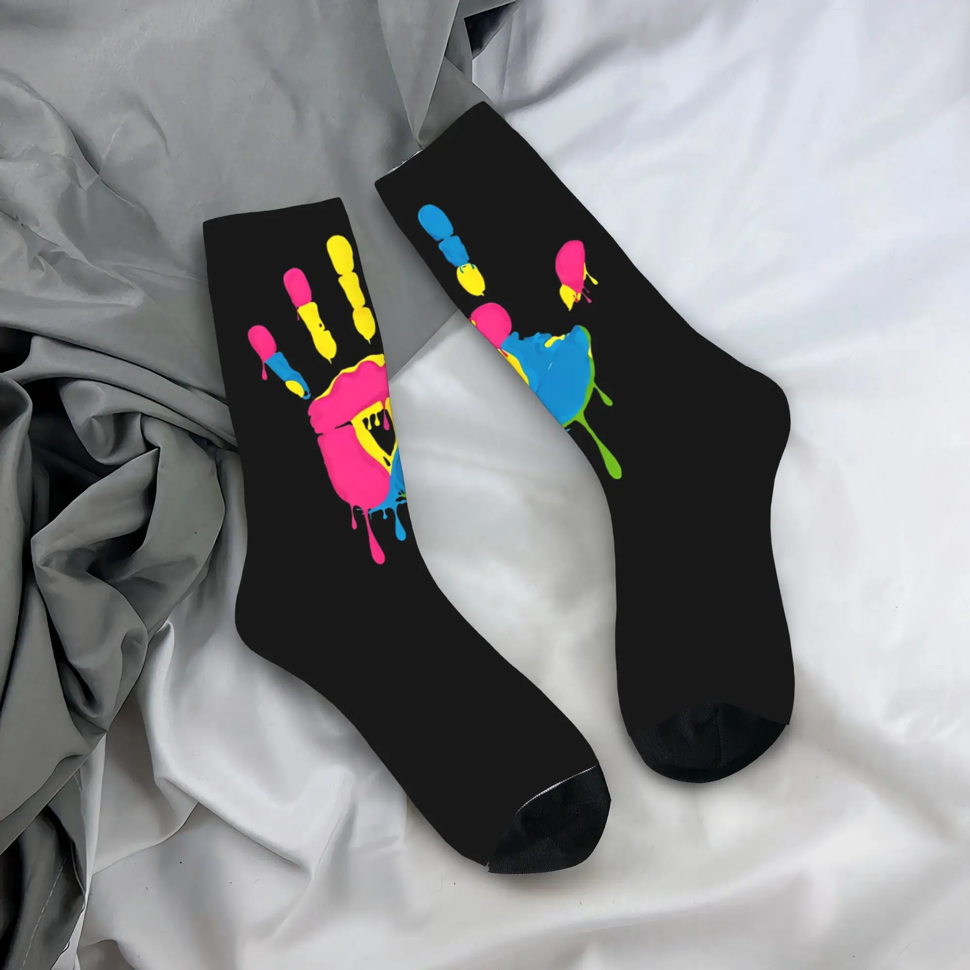 Color Handprint Stockings Graphic Gothic Socks Winter Anti Bacterial Socks Women Men Climbing Quality Socks
Color Handprint Stockings Graphic Gothic Socks Winter Anti Bacterial Socks Women Men Climbing Quality Socks