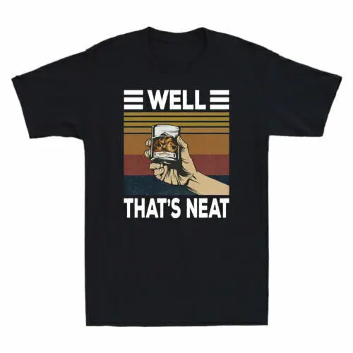 Well That's Neat Wine Funny Whiskey Lovers Gift Men's Retro Short Sleeve T-Shirt
Well That's Neat Wine Funny Whiskey Lovers Gift Men's Retro Short Sleeve T-Shirt