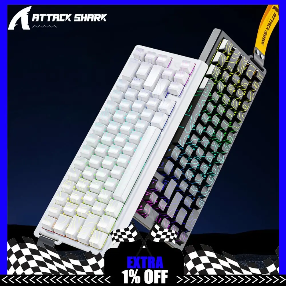 ATTACK SHARK X68PROHE Esports Magnetic Keyboard Tri-mode Wireless 8KHz Polling Rate 0.125ms Low Latency 128K Scan Sampling Rate
ATTACK SHARK X68PROHE Esports Magnetic Keyboard Tri-mode Wireless 8KHz Polling Rate 0.125ms Low Latency 128K Scan Sampling Rate