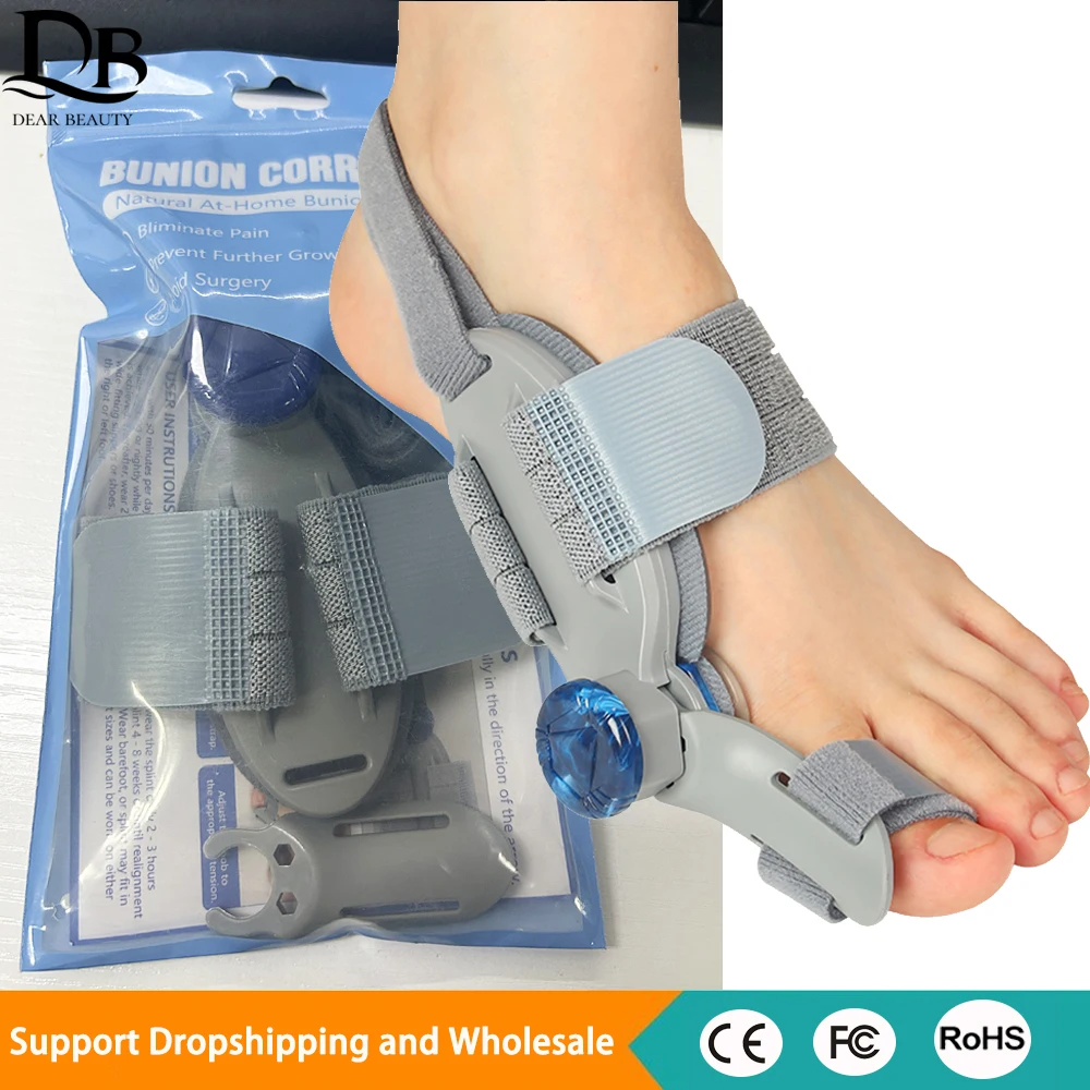 Bunion Corrector Adjustable Hallux Valgu Big Toe Valgus Corrector Rotatable Toe Corrector Straightener Adjustable Toe Correction
Bunion Corrector Adjustable Hallux Valgu Big Toe Valgus Corrector Rotatable Toe Corrector Straightener Adjustable Toe Correction
