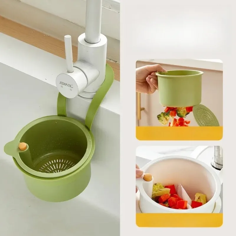 New Hanging Sink Draining Basket Household Kitchen Sink Separator Food Residue Filter Basket, Fruit Washing and Draining Basket
New Hanging Sink Draining Basket Household Kitchen Sink Separator Food Residue Filter Basket, Fruit Washing and Draining Basket