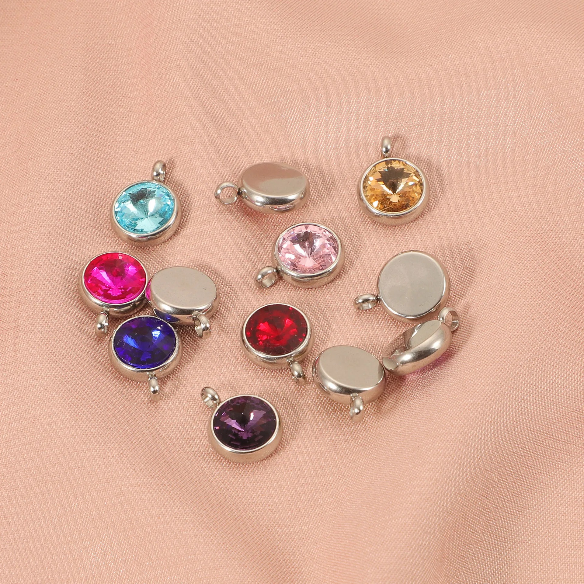 10pcs/ Bag Hot new pointed bottom crystal birthstone pendant creative hundred DIY bracelet necklace jewelry accessories
10pcs/ Bag Hot new pointed bottom crystal birthstone pendant creative hundred DIY bracelet necklace jewelry accessories