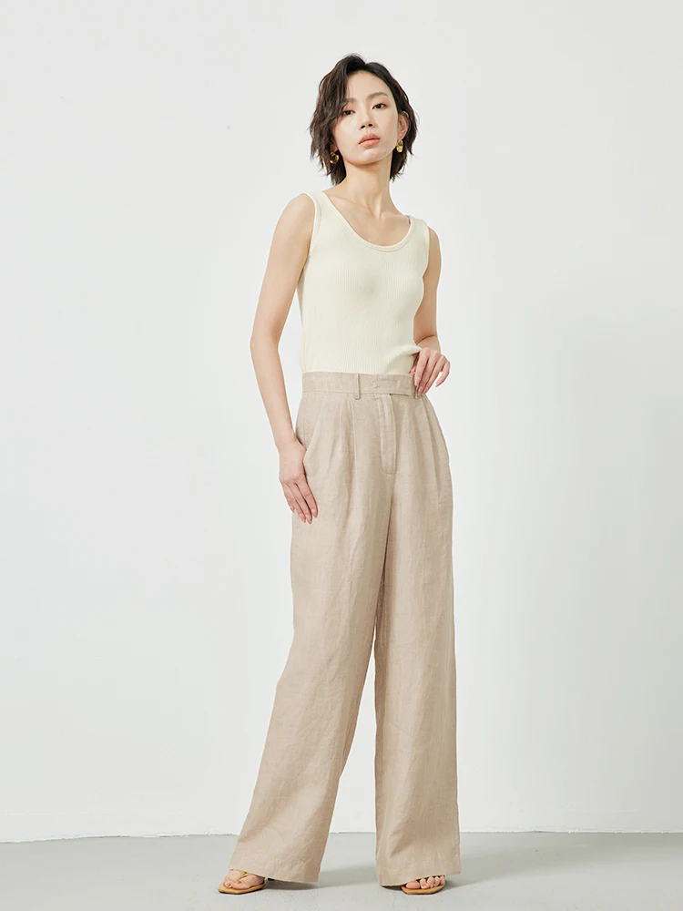 Wei High End Linen Suit Pants Straight Leg Casual Long Trousers Women's Wide Leg Pants Breathable Comfortable
Wei High End Linen Suit Pants Straight Leg Casual Long Trousers Women's Wide Leg Pants Breathable Comfortable