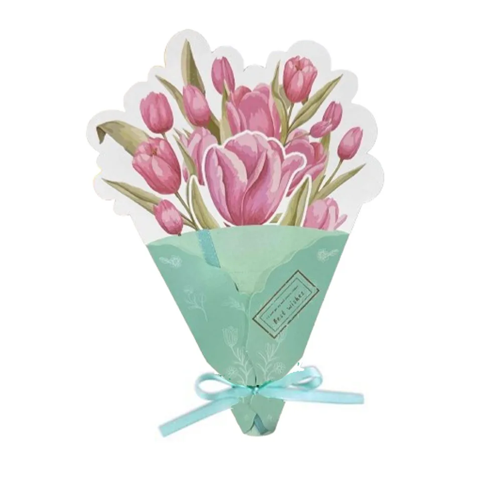 10pcs Folding Bouquet Greeting Card Carnation Chrysanthemum Rose Flower Gift Card Romantic Blessing Invitation Card
10pcs Folding Bouquet Greeting Card Carnation Chrysanthemum Rose Flower Gift Card Romantic Blessing Invitation Card
