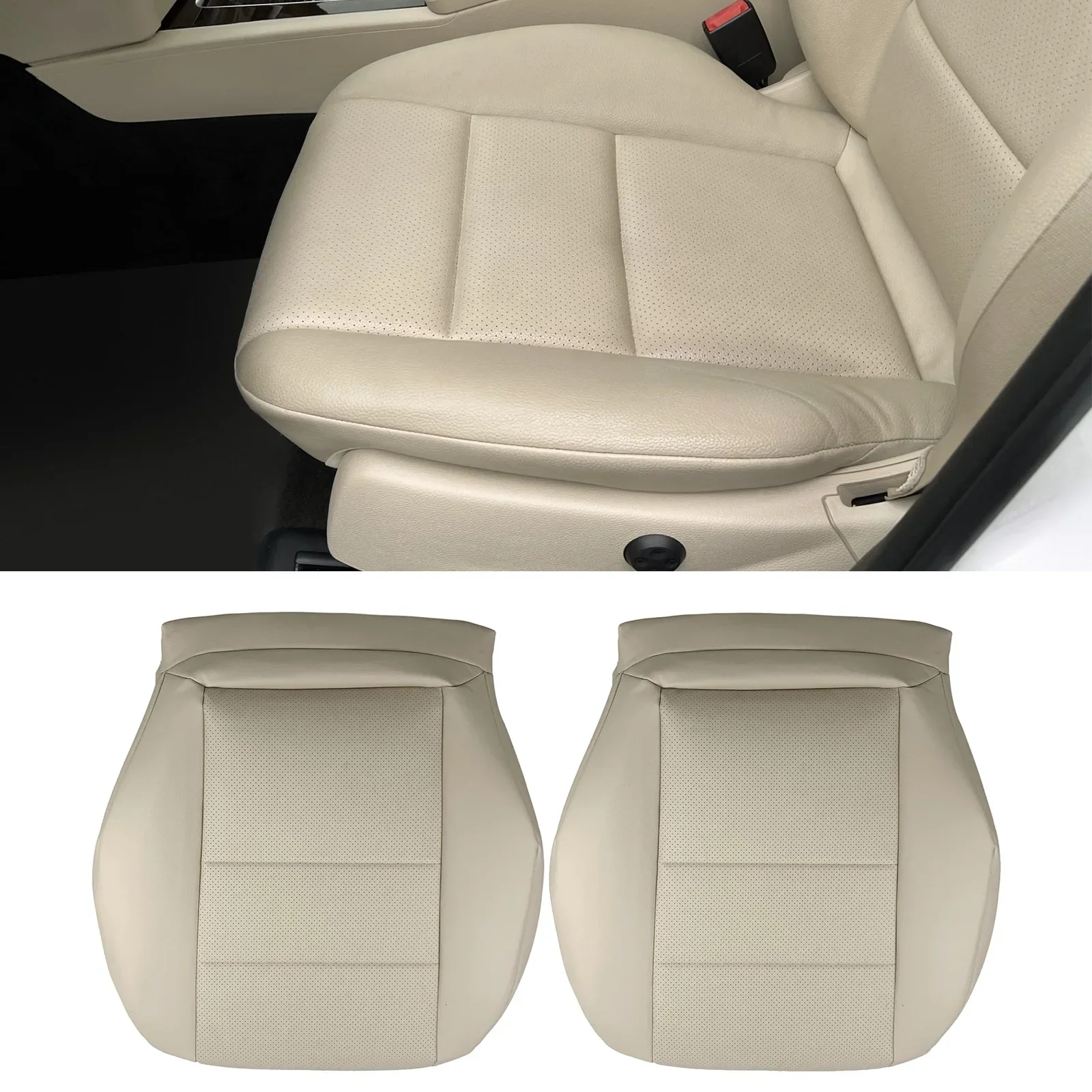 Car Seat Cover Mircrofiber Leather Driver/Passenger Side Bottom Seat Cover Compatible for GLK250 GLK350 2008-2015
Car Seat Cover Mircrofiber Leather Driver/Passenger Side Bottom Seat Cover Compatible for GLK250 GLK350 2008-2015