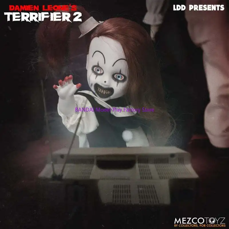 Оригинальные куклы Mezco Toyz Terrifier 2, маленькая бледная девочка, живые мертвецы, подарок LDD, оконная коробка DAMIEN LEONE, в наличии, модель фигурок 
Оригинальные куклы Mezco Toyz Terrifier 2, маленькая бледная девочка, живые мертвецы, подарок LDD, оконная коробка DAMIEN LEONE, в наличии, модель фигурок