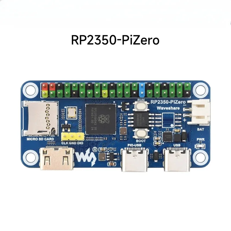 RP2350-PiZero Development Board On-board RP2350B Microcontroller DVI/PIO-USB Interface/For Raspberry Pi Pico 2
RP2350-PiZero Development Board On-board RP2350B Microcontroller DVI/PIO-USB Interface/For Raspberry Pi Pico 2