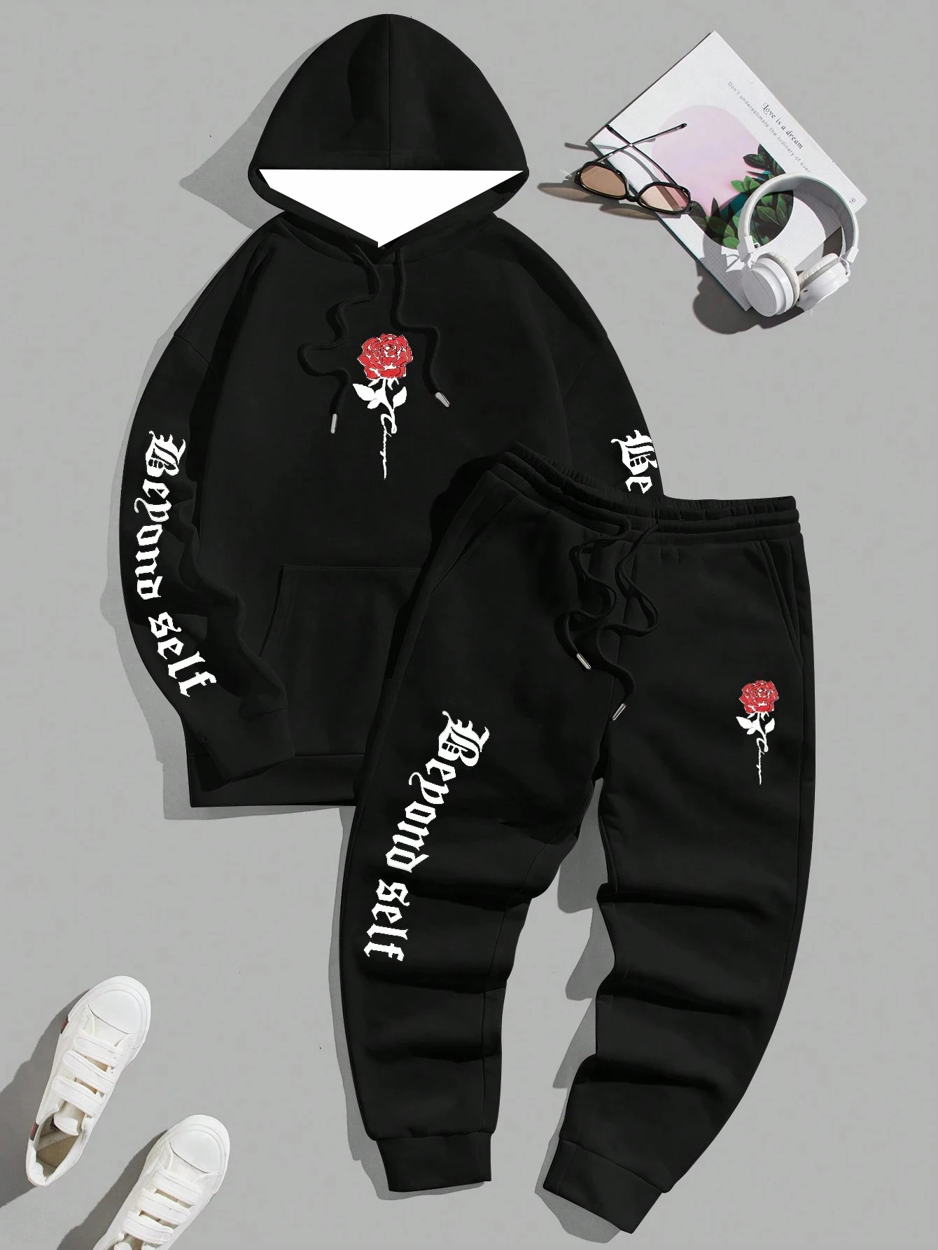 2025-26 Классический осенне-зимний мужской спортивный комплект Y2K с 3D принтом роз для отдыха на открытом воздухе, уличная мода, очень большой спортивный комплект
2025-26 Классический осенне-зимний мужской спортивный комплект Y2K с 3D принтом роз для отдыха на открытом воздухе, уличная мода, очень большой спортивный комплект