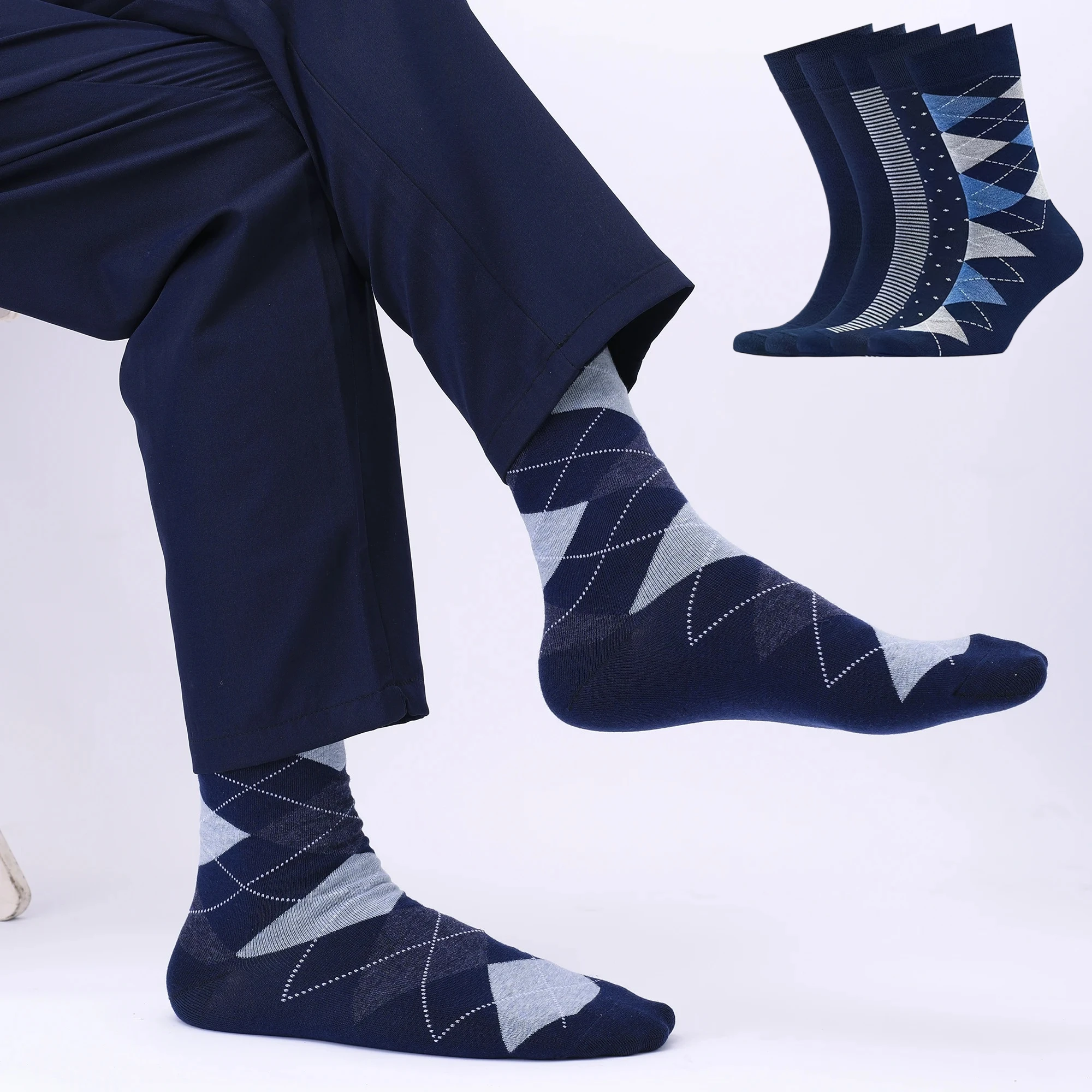 1/5/10 пар мужских деловых носков средней длины с ромбовидным узором, удобные дышащие повседневные носки с защитой от запаха и пота, большие размеры
1/5/10 пар мужских деловых носков средней длины с ромбовидным узором, удобные дышащие повседневные носки с защитой от запаха и пота, большие размеры