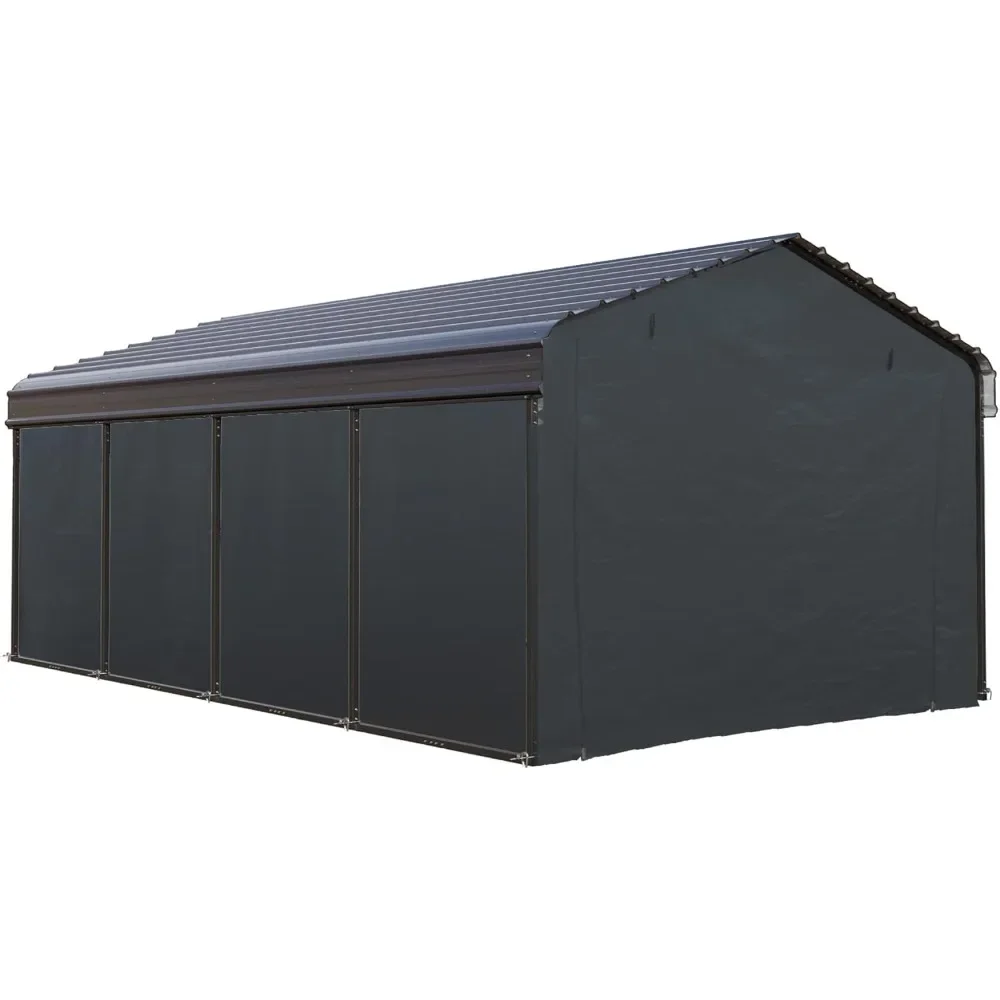 Металлические карпоры 12x20 футов с крышей из оцинкованной стали и комплектом корпуса для боковых стен, прочный сверхмощный металлический карпорт для автомобилей
Металлические карпоры 12x20 футов с крышей из оцинкованной стали и комплектом корпуса для боковых стен, прочный сверхмощный металлический карпорт для автомобилей