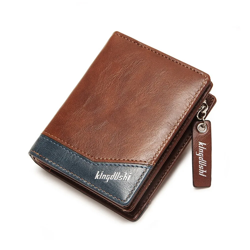 Simple Vintage Short PU Wallet Zipper Card Brand Business Clutch Bag Coin Purse Large Capacity Men ID Card Holder Travel
Simple Vintage Short PU Wallet Zipper Card Brand Business Clutch Bag Coin Purse Large Capacity Men ID Card Holder Travel