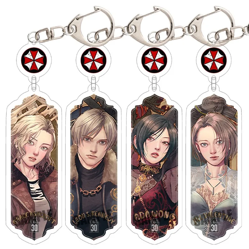 Resident Evil Game Peripheral 30th Anniversary Acrylic Keychain Pendant Decorative Keyring Fans Collection Gift Toy
Resident Evil Game Peripheral 30th Anniversary Acrylic Keychain Pendant Decorative Keyring Fans Collection Gift Toy