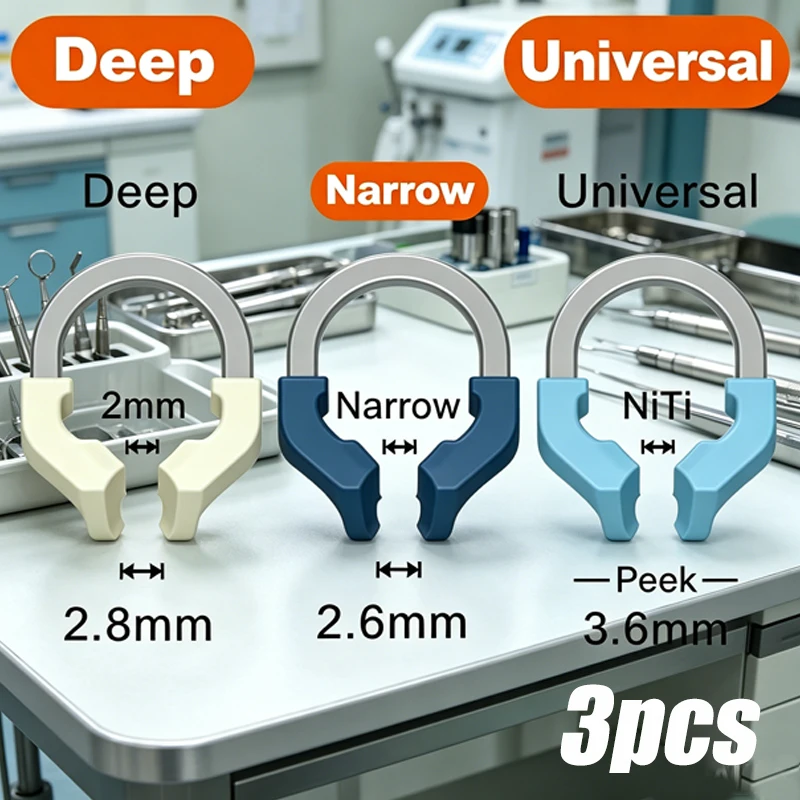 Dental Matrix Bands Set with NiTi Metal Matrices 3Pcs Clamp Ring Sectional Contoured System Dental Lab
Dental Matrix Bands Set with NiTi Metal Matrices 3Pcs Clamp Ring Sectional Contoured System Dental Lab