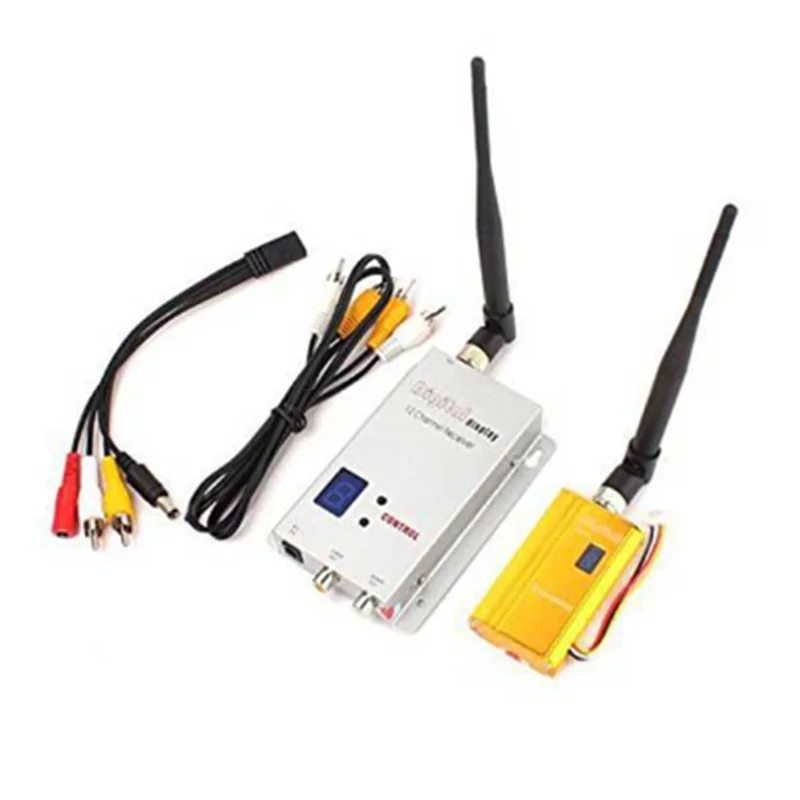 FPV 1.2Ghz 1.2G 8CH 1500Mw Wireless AV Sender TV Audio Video Transmitter Receiver Combo for QAV250 250 FPV RC(A)
FPV 1.2Ghz 1.2G 8CH 1500Mw Wireless AV Sender TV Audio Video Transmitter Receiver Combo for QAV250 250 FPV RC(A)