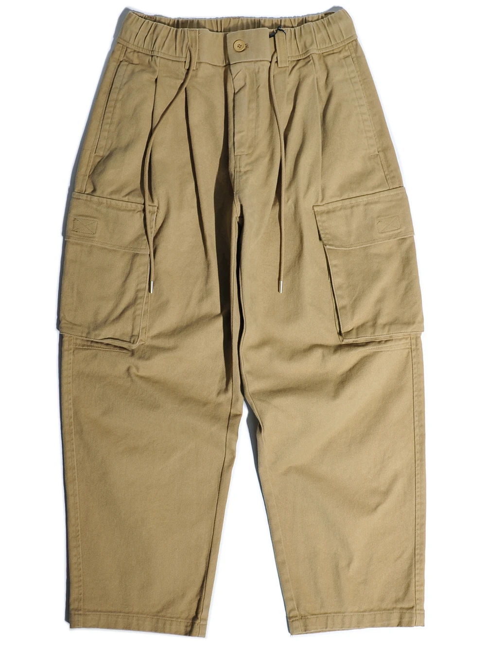 Heavyweight Twill Cargo Pants Wide Leg Straight Cut Loose Fit Chino Casual Trousers for Men Youthful Vitality Style Khaki Color
Heavyweight Twill Cargo Pants Wide Leg Straight Cut Loose Fit Chino Casual Trousers for Men Youthful Vitality Style Khaki Color