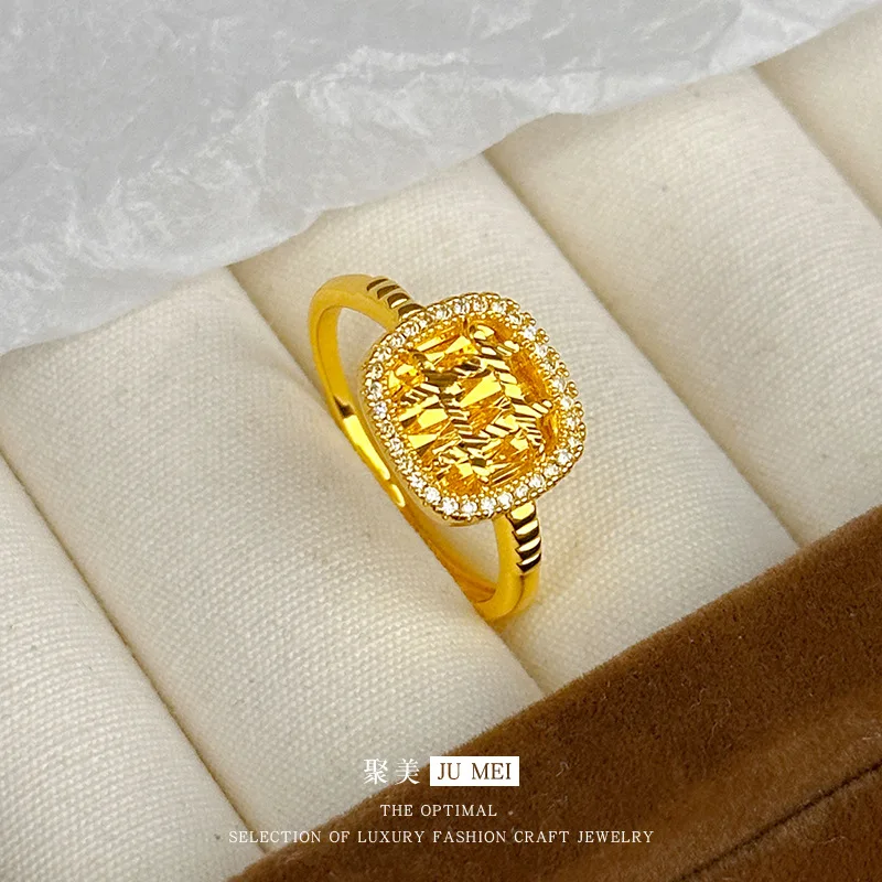 9999 24K real gold store same style gold women's ring with open mouth gold gemstone jewelry sexy
9999 24K real gold store same style gold women's ring with open mouth gold gemstone jewelry sexy