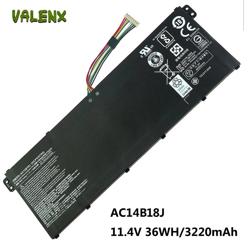 Аккумулятор AC14B18J для Acer Chromebook 13 CB5-311 TravelMate B115-M Acer Aspire B115-MP/111P E3-111/122P
Аккумулятор AC14B18J для Acer Chromebook 13 CB5-311 TravelMate B115-M Acer Aspire B115-MP/111P E3-111/122P