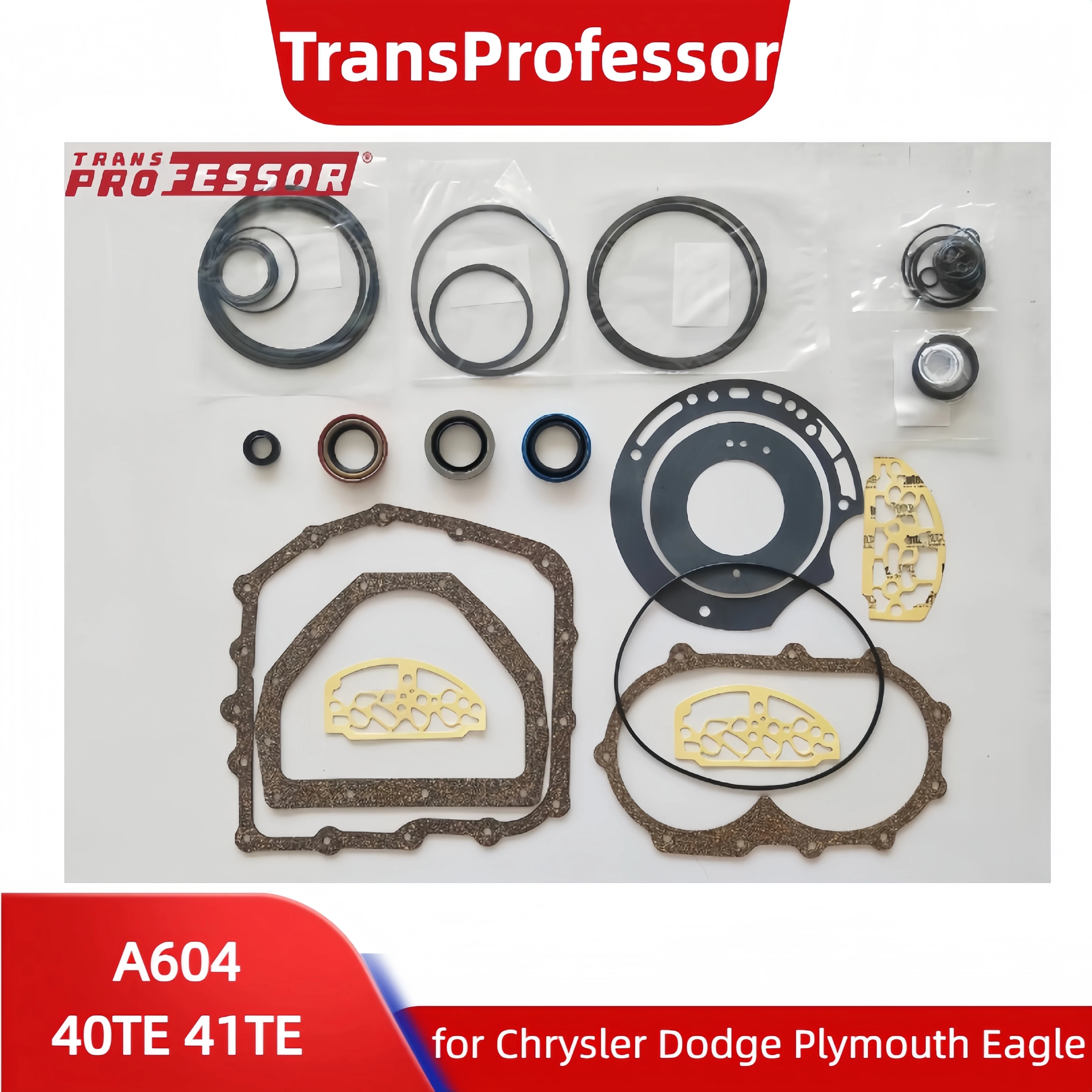 TransProfessor A604 40TE 41TE Transmission Repair Overhaul Kit for CHRYSLER DODGE EAGLE, Gearbox OHK Gasket Seals
TransProfessor A604 40TE 41TE Transmission Repair Overhaul Kit for CHRYSLER DODGE EAGLE, Gearbox OHK Gasket Seals