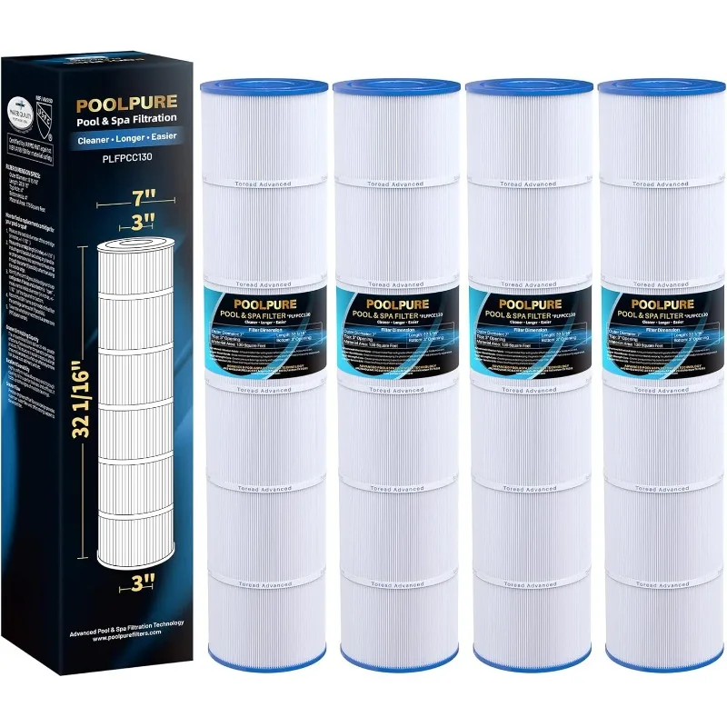 POOLPURE PLFPCC130 Фильтр для бассейна заменяет Pentair CCP520, R 173578 , PCC130, Ultral-A7, Unicel C-7472, Filbur FC-1978, FC-6475, Pent
POOLPURE PLFPCC130 Фильтр для бассейна заменяет Pentair CCP520, R 173578 , PCC130, Ultral-A7, Unicel C-7472, Filbur FC-1978, FC-6475, Pent
