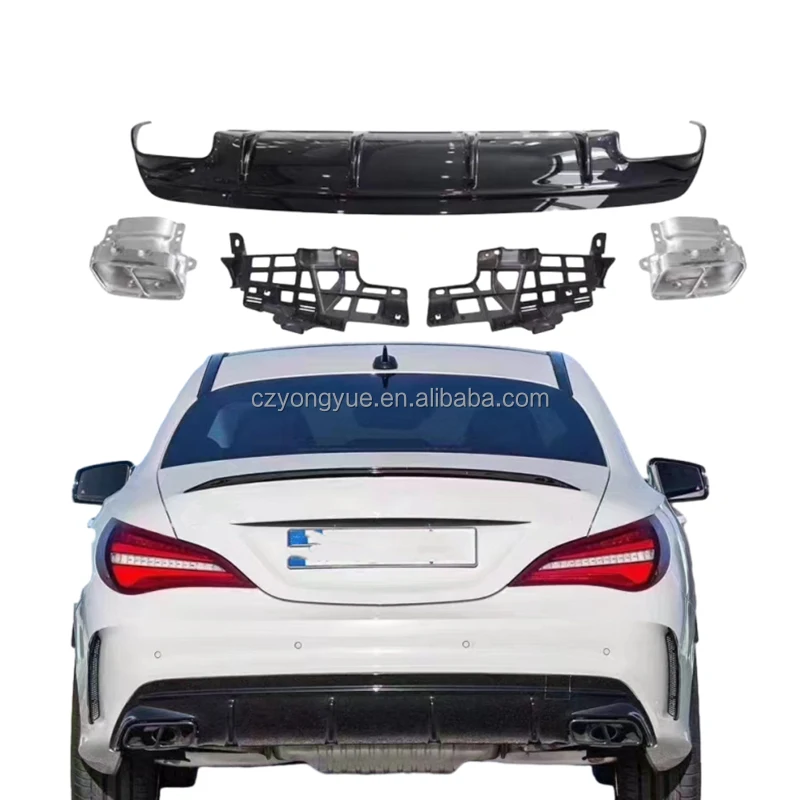 Dream Garage W117 Rear Diffuser Lip Set Upgrade CLA45 45 Rear Diffuser For Mercedes Benz CLA W117 CLA200 250 2014 2015 2016
Dream Garage W117 Rear Diffuser Lip Set Upgrade CLA45 45 Rear Diffuser For Mercedes Benz CLA W117 CLA200 250 2014 2015 2016