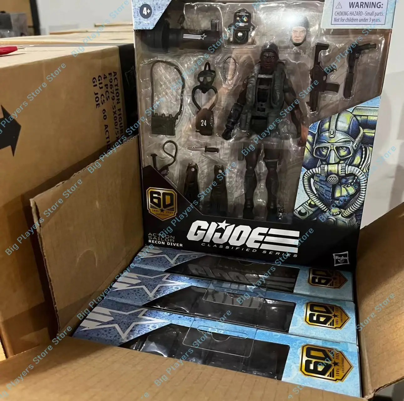 Spot Goods Hasbro G.I. Joe 60th Anniversary Limited Cobra Recon Diver Torpedo Frogman 6-Inch Action Figure
Spot Goods Hasbro G.I. Joe 60th Anniversary Limited Cobra Recon Diver Torpedo Frogman 6-Inch Action Figure