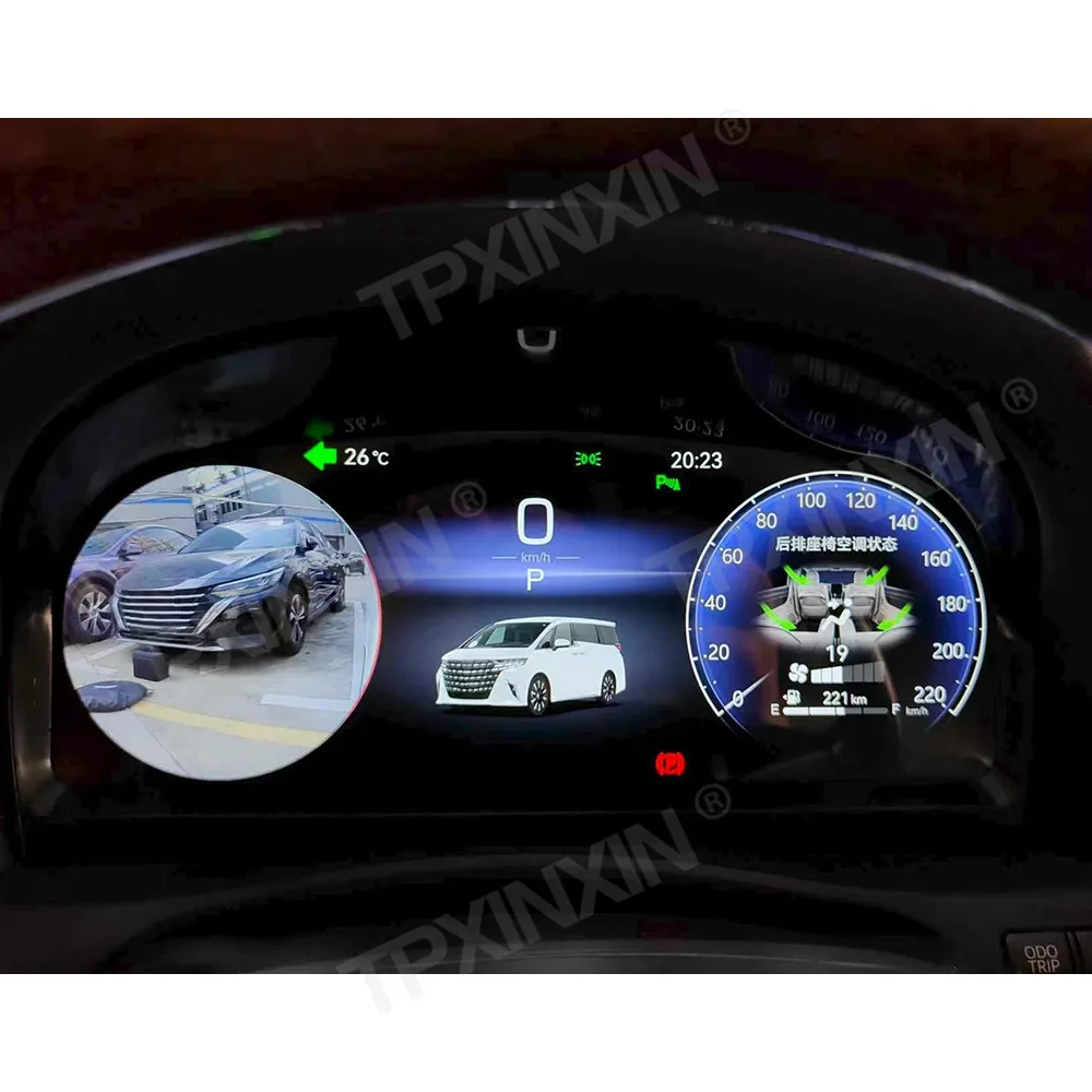 Car Digital Cluster For Toyota Alphard 30 Series 2015-2017 35 Series 2018 2019 LCD Dash Meter Panel Instrument 12.3" Speedometer
Car Digital Cluster For Toyota Alphard 30 Series 2015-2017 35 Series 2018 2019 LCD Dash Meter Panel Instrument 12.3" Speedometer