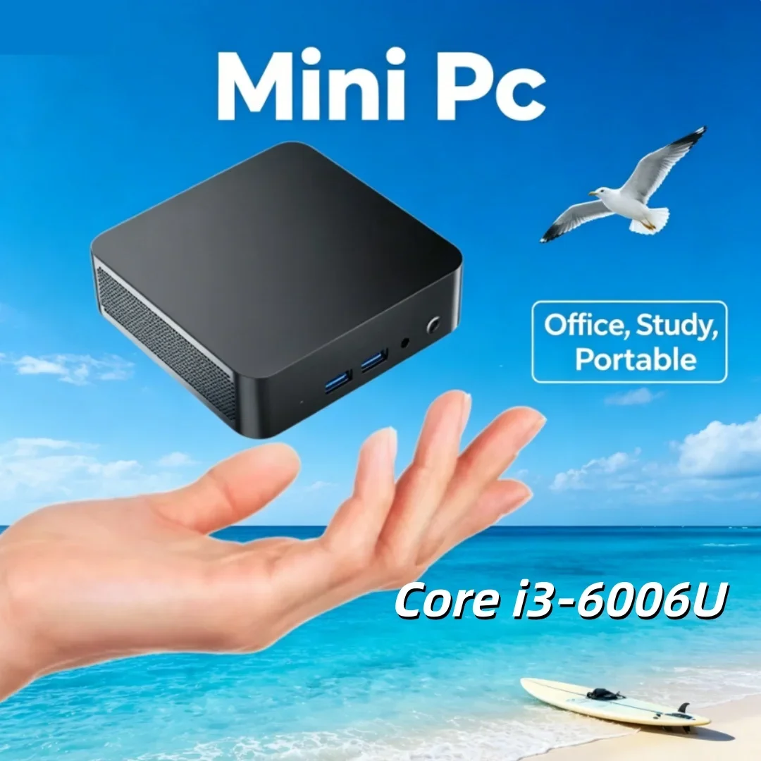 Stable Performance Energy Efficient Windows 11 Pro Mini Desktop PC Core I3-6006U 4K HD Display WIFI 6 BT5.2
Stable Performance Energy Efficient Windows 11 Pro Mini Desktop PC Core I3-6006U 4K HD Display WIFI 6 BT5.2