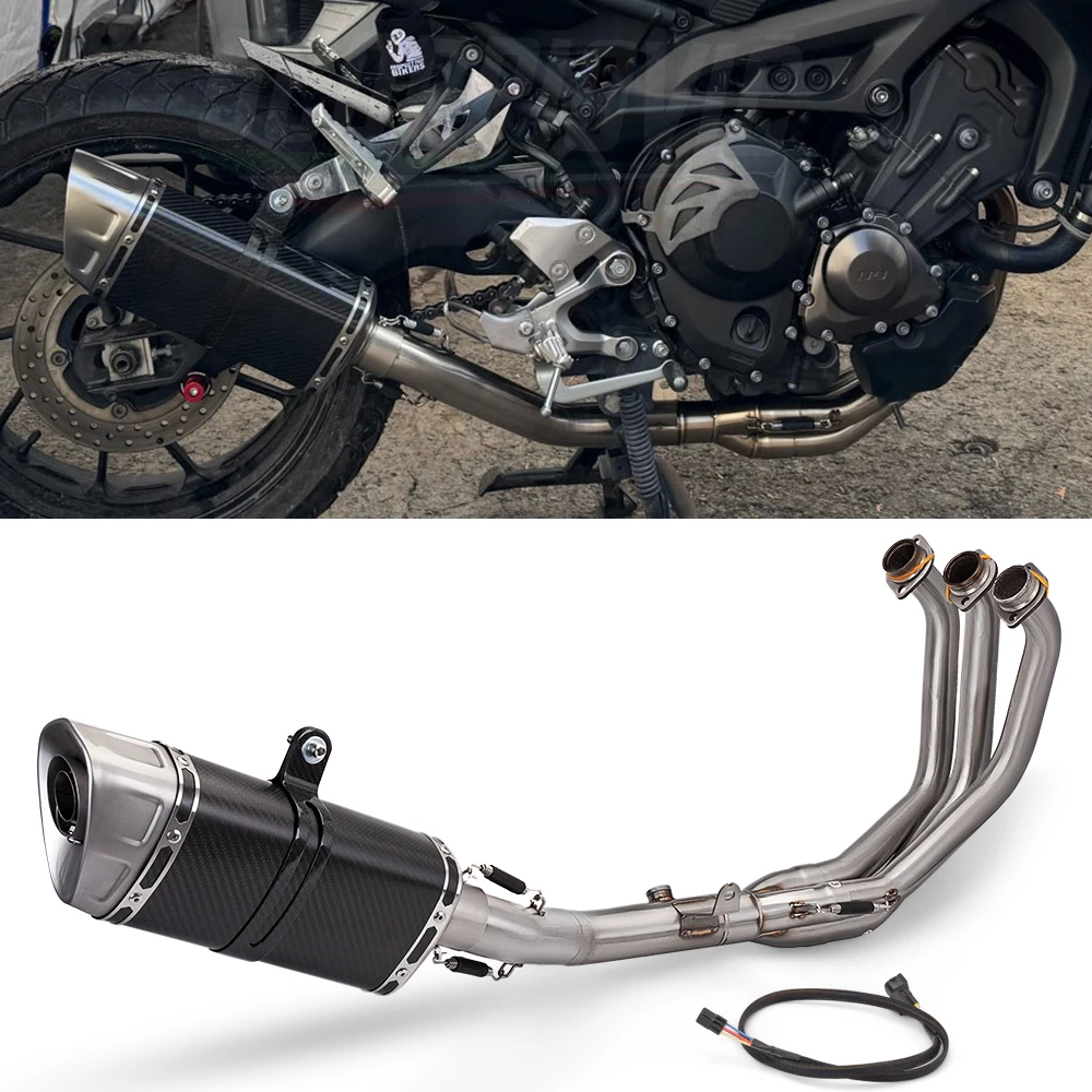 For MT-09 FZ-09 XSR900 header 2021-2026 Motorcycle Exhaust System Front Link Pipe MT09 exhaust FZ09 Muffler
For MT-09 FZ-09 XSR900 header 2021-2026 Motorcycle Exhaust System Front Link Pipe MT09 exhaust FZ09 Muffler