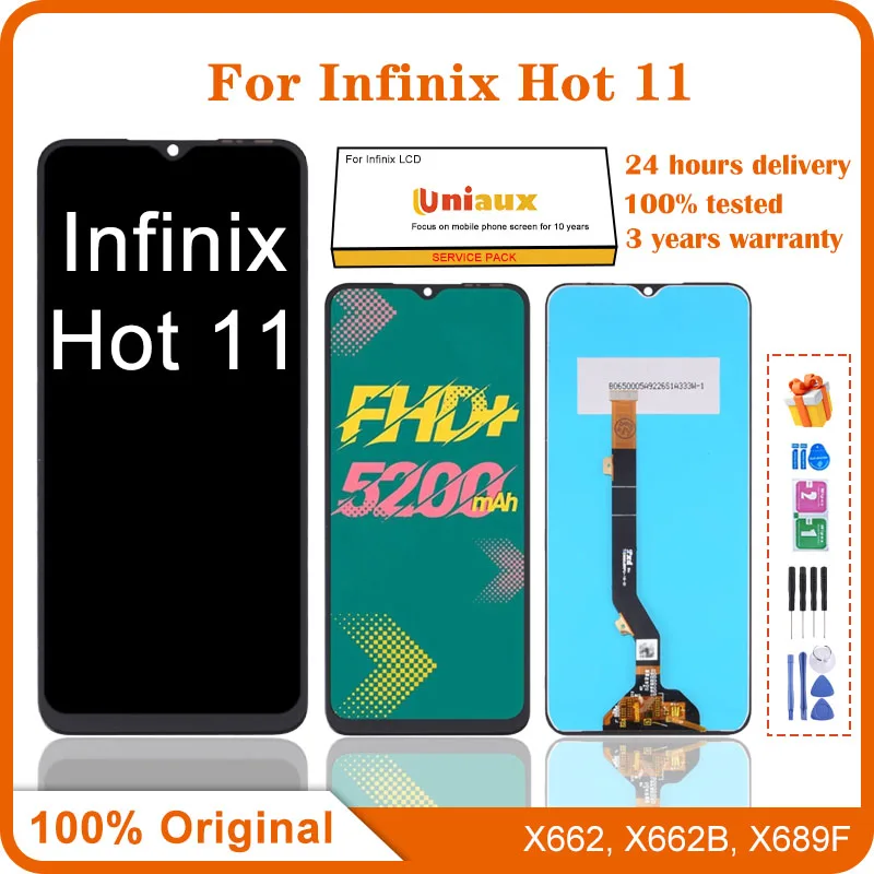 For Infinix Hot 11 Mobile Phone LCD Screen Display assembly Touch Screen LCD Panel Replacement
For Infinix Hot 11 Mobile Phone LCD Screen Display assembly Touch Screen LCD Panel Replacement