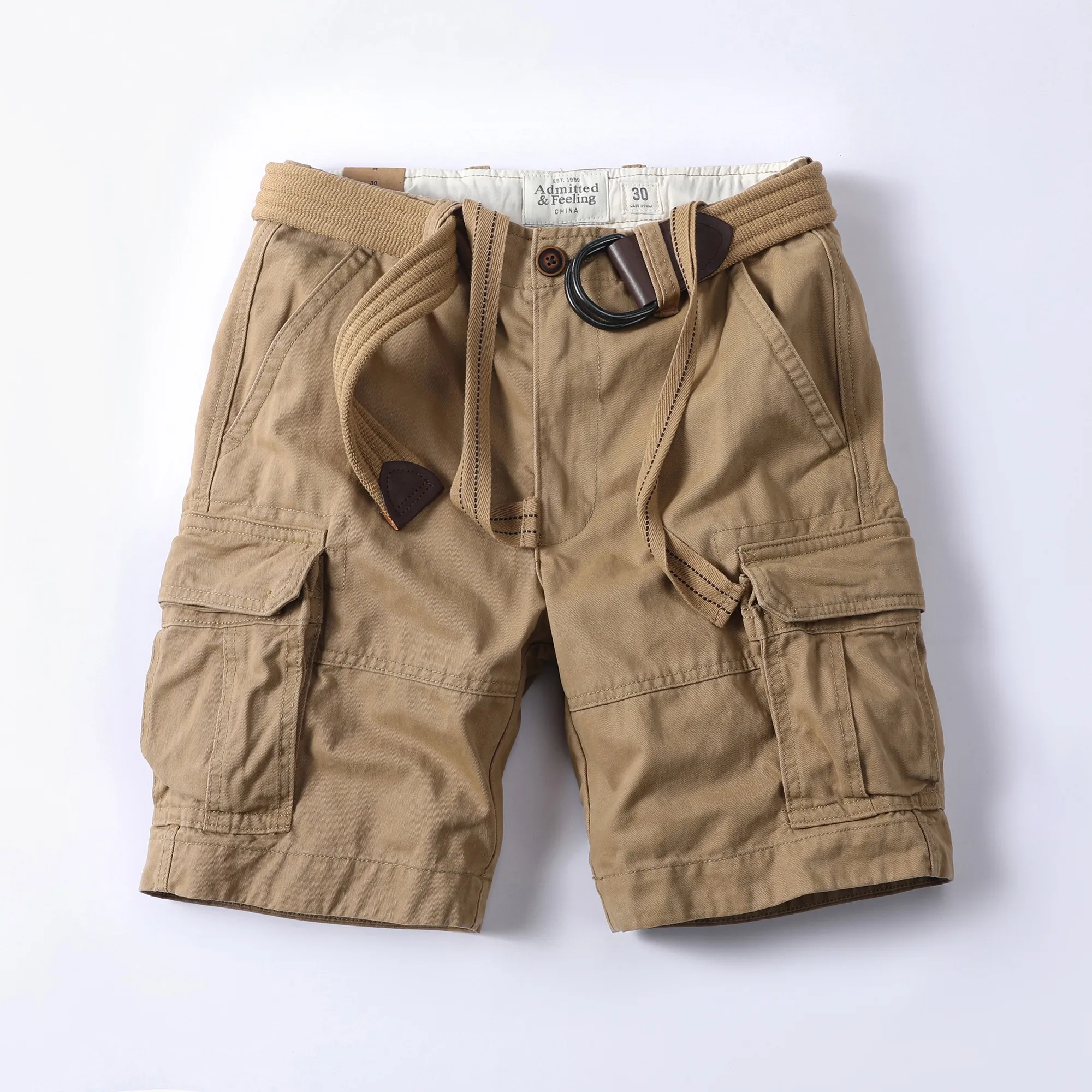 Men's Summer Cotton Cargo Shorts Multi-Pocket Loose Fit 5-Inch Casual Knee-Length Plus Size Retro Workwear Shorts
Men's Summer Cotton Cargo Shorts Multi-Pocket Loose Fit 5-Inch Casual Knee-Length Plus Size Retro Workwear Shorts