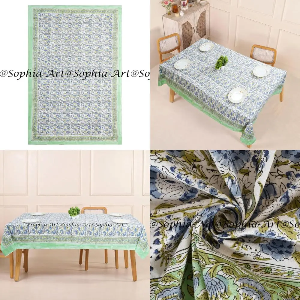 Скатерть из хлопка с блочной печатью, 60x90 дюймов, на 6 персон, для улицы, патио, кемпинга, отдыха, кухни (цветочный узор), моющаяся
Скатерть из хлопка с блочной печатью, 60x90 дюймов, на 6 персон, для улицы, патио, кемпинга, отдыха, кухни (цветочный узор), моющаяся