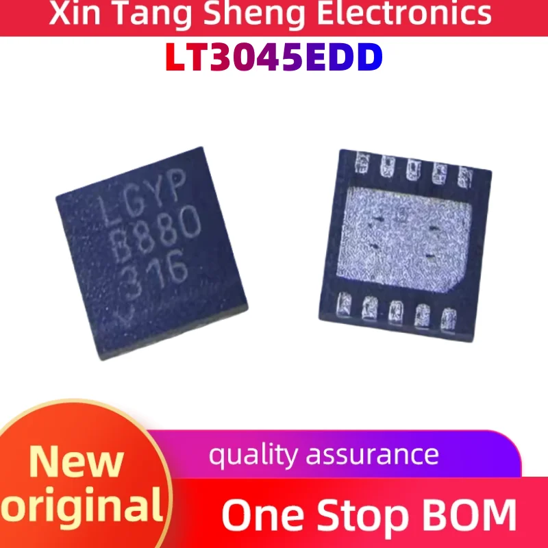 Original LT3045EDD LT3045EDD#TRPBF package DFN-10 Ultra-High PSRR linear regulator chip IC
Original LT3045EDD LT3045EDD#TRPBF package DFN-10 Ultra-High PSRR linear regulator chip IC
