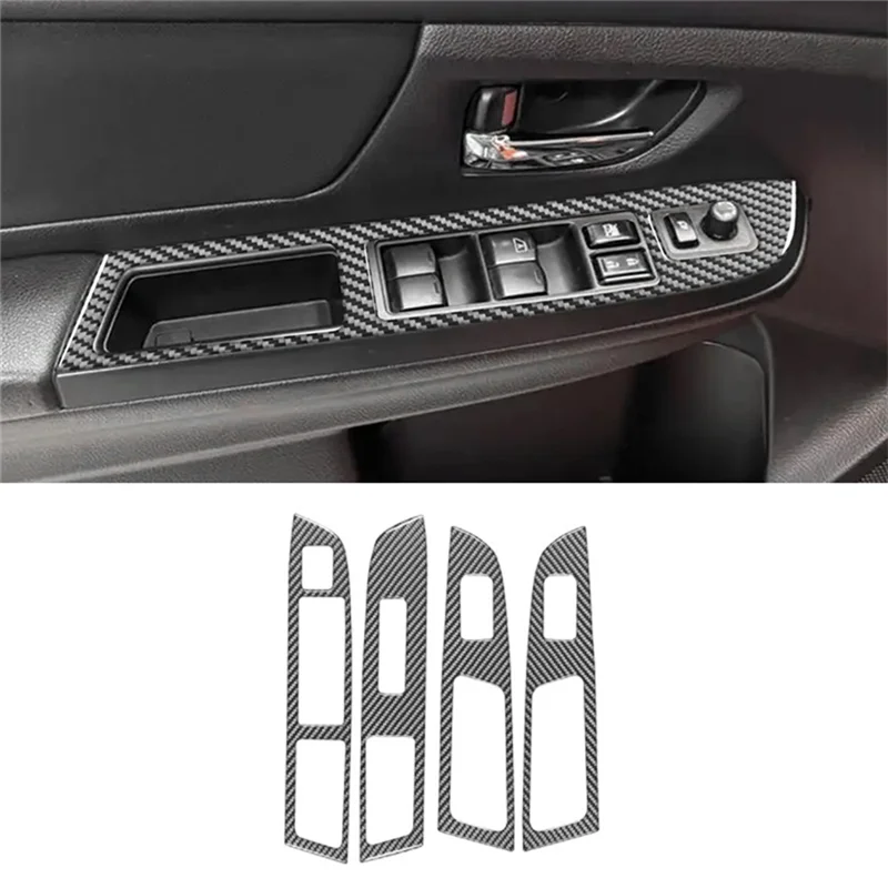 Накладка из углеродного волокна для Subaru Impreza 2012-2016 XV Crosstrek 2013-2017, аксессуары для переключателя подъема окна LHD-X67A
Накладка из углеродного волокна для Subaru Impreza 2012-2016 XV Crosstrek 2013-2017, аксессуары для переключателя подъема окна LHD-X67A