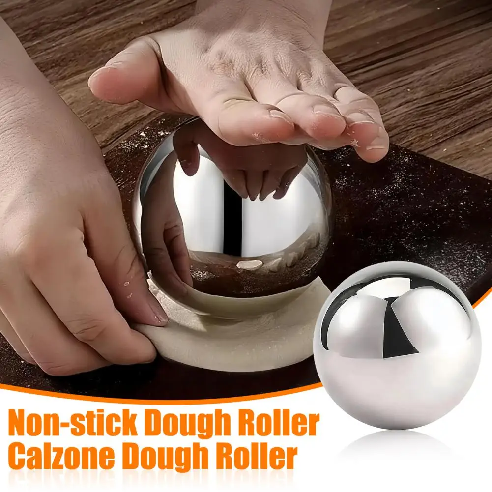 1/2Pcs 6.3/9.9cm Rolling Dough Ball Circular Rolling Ball Stainless Steel Dough Tool For Baking Pizza Pastry Fondant Dumpling
1/2Pcs 6.3/9.9cm Rolling Dough Ball Circular Rolling Ball Stainless Steel Dough Tool For Baking Pizza Pastry Fondant Dumpling