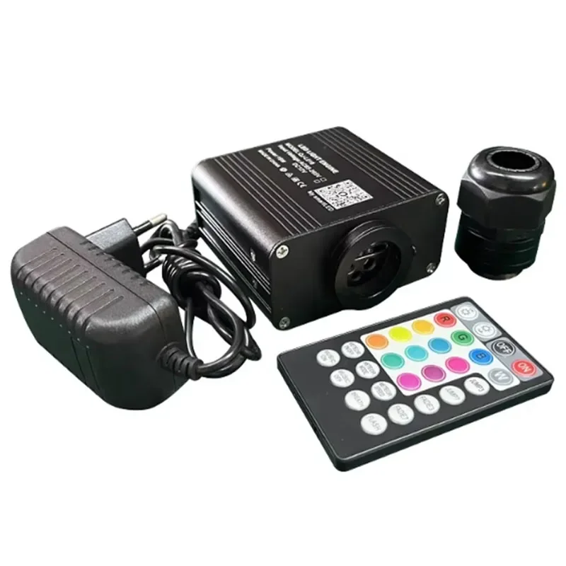16W RGBW Fiber Optic Light Engine Starlight LED IP33 Waterproof with App/Remote Control Lightweight for Car Roof Decoration
16W RGBW Fiber Optic Light Engine Starlight LED IP33 Waterproof with App/Remote Control Lightweight for Car Roof Decoration