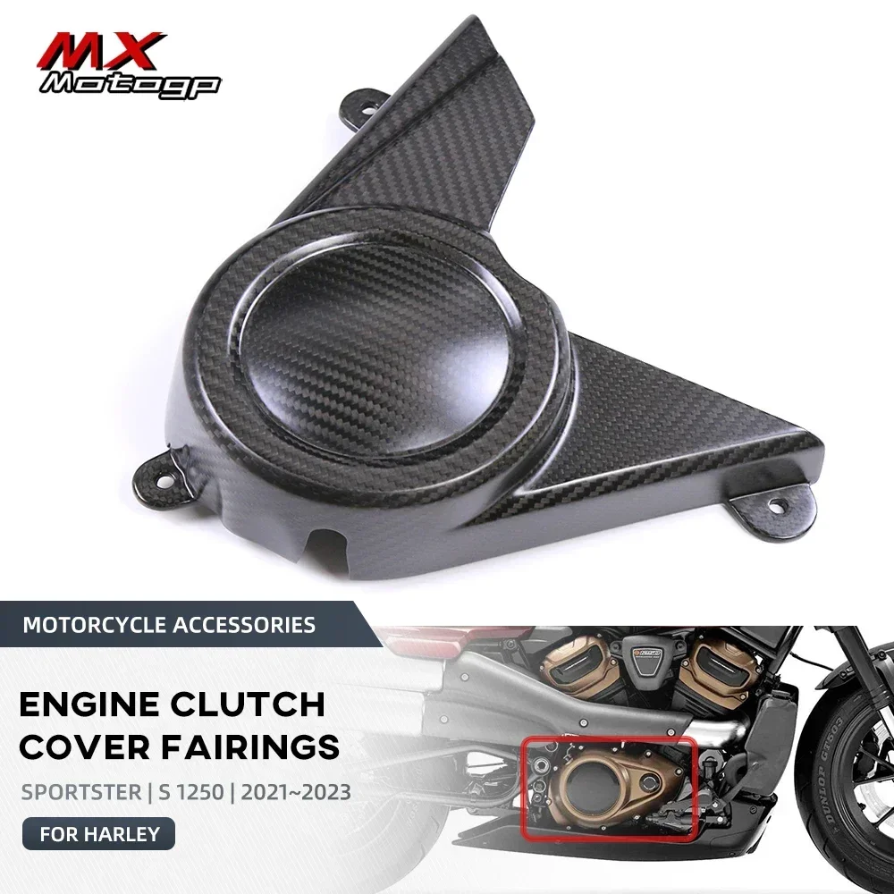 Motorcycle Real Carbon Fiber Engine Clutch Cover Protector For Harley Sportster S 1250 RH1250 RH 1250S 2021 2022 2023 2024
Motorcycle Real Carbon Fiber Engine Clutch Cover Protector For Harley Sportster S 1250 RH1250 RH 1250S 2021 2022 2023 2024