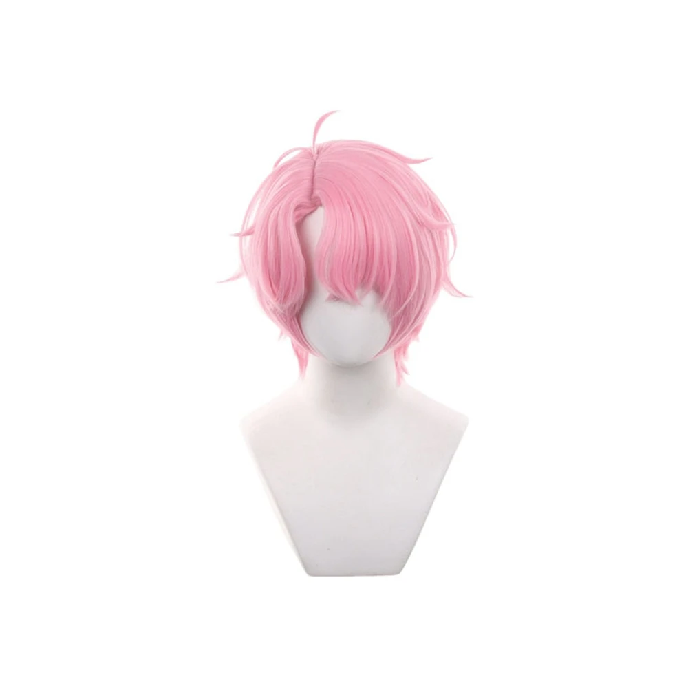 Short Pink Synthetic Cosplay Wig for Anime Characters, Layered Fluffy Style with Natural Curl Ends
Short Pink Synthetic Cosplay Wig for Anime Characters, Layered Fluffy Style with Natural Curl Ends