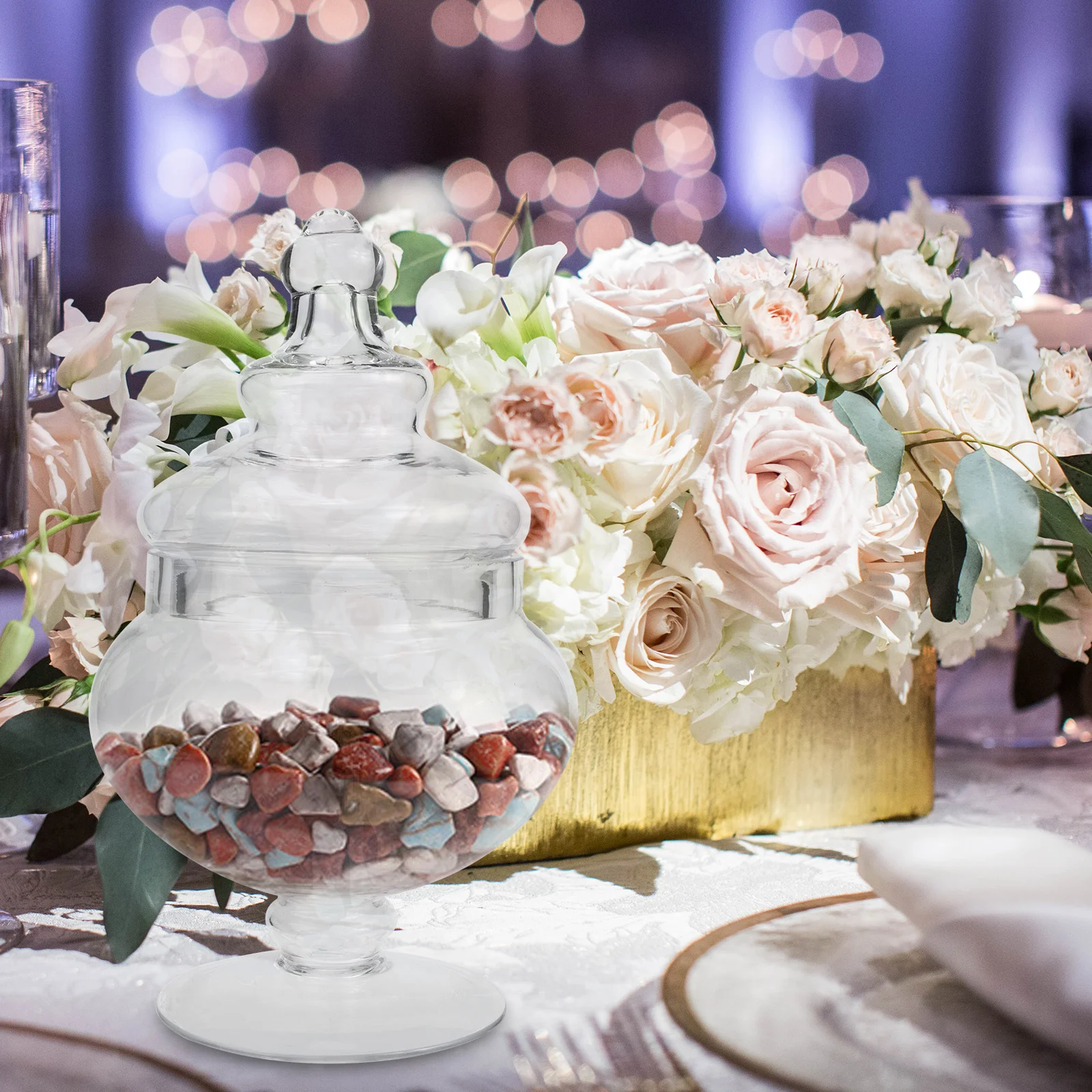 Glass Candy Jar with Lid Large Mouth Transparent Storage Container for Home Kitchen Snacks Dried Fruit Sugar Bowl Household
Glass Candy Jar with Lid Large Mouth Transparent Storage Container for Home Kitchen Snacks Dried Fruit Sugar Bowl Household