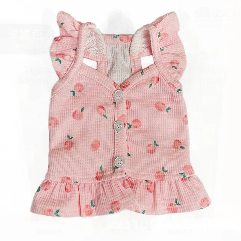 Spring Summer Pet Dress Flying Sleeve Short Skirt Teddy Bear Puppy Vest Universal Thin Polyester Clothes for Dogs Pink Purple
Spring Summer Pet Dress Flying Sleeve Short Skirt Teddy Bear Puppy Vest Universal Thin Polyester Clothes for Dogs Pink Purple