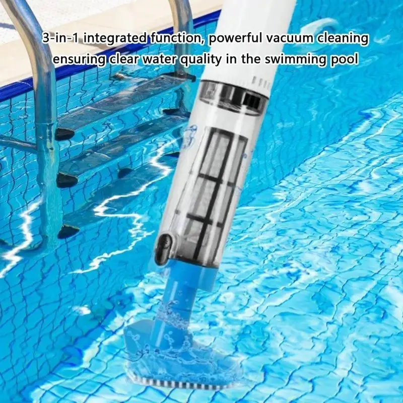 Swimming Pool Vacuum Cleaner Cordless Pool Vacuum Handheld Rechargeable Pool Cleaner for Small Pools for Sand and Debris 24BD
Swimming Pool Vacuum Cleaner Cordless Pool Vacuum Handheld Rechargeable Pool Cleaner for Small Pools for Sand and Debris 24BD
