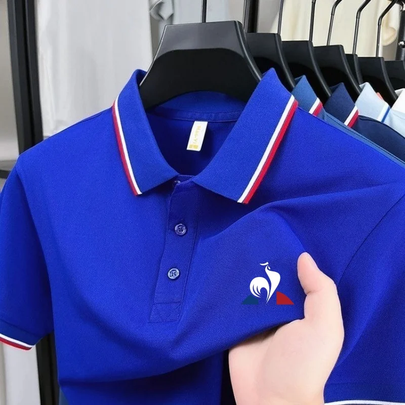 Summer men's high-quality embroidered logo short sleeved polo shirt new business casual breathable comfortable top
Summer men's high-quality embroidered logo short sleeved polo shirt new business casual breathable comfortable top
